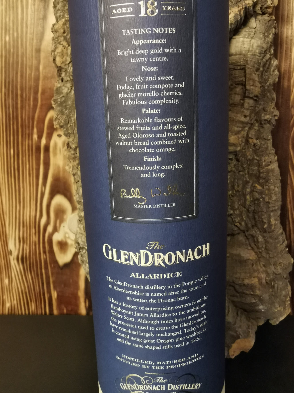 Glendronach 18 Allardice (Abfüllung von Billy Walker)