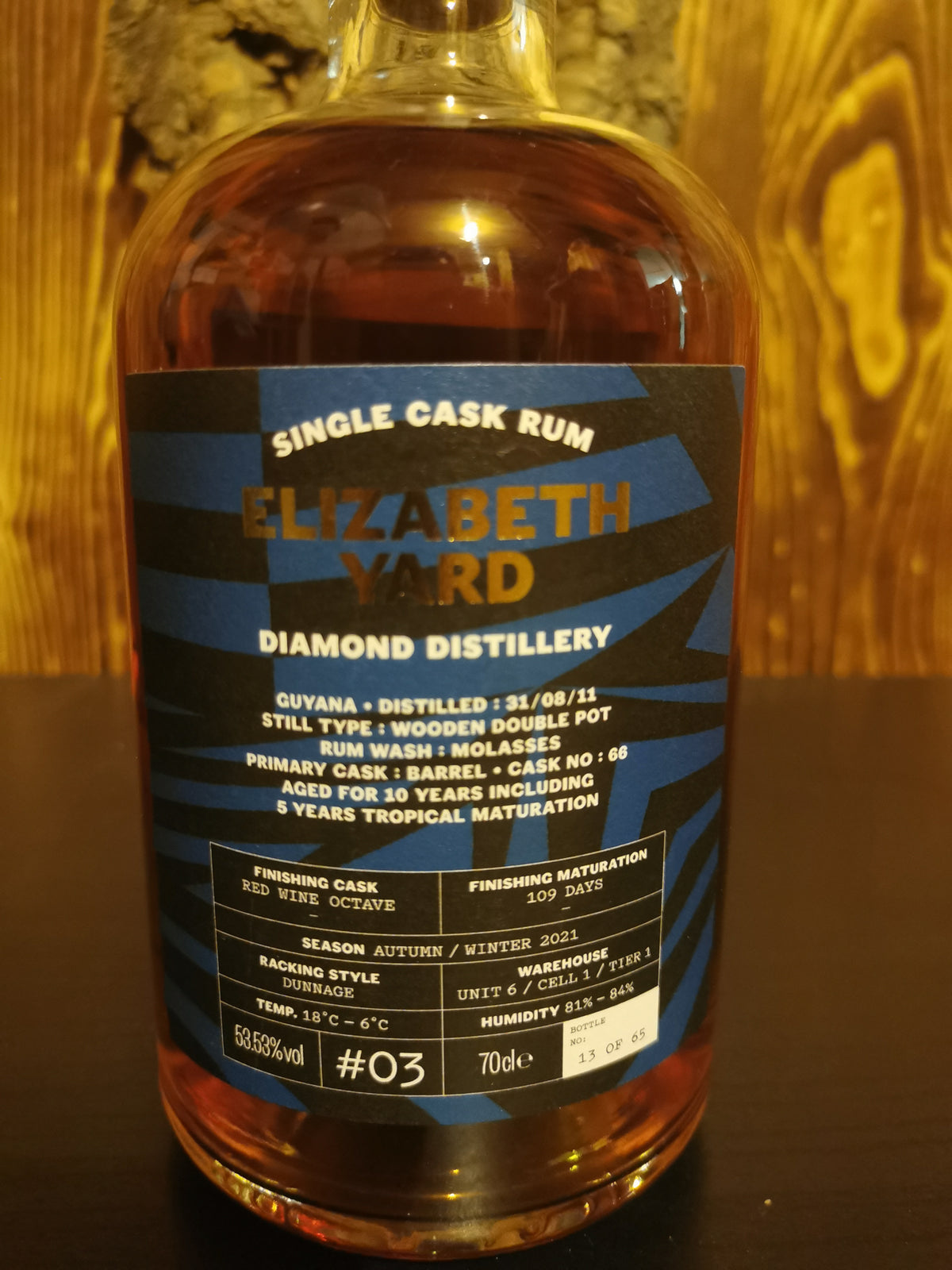 Diamond Distillery 2011 (10 Years) - Elizabeth Yard Red Wine Octave